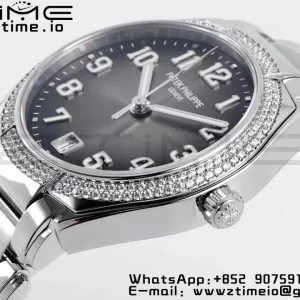 PATEK PHILIPPE Twenty~4 7300/1200A SS PPF 1:1 Best Edition Gray Dial on SS Bracelet A324 Super Clone - Super Clone Watch | 1:1 Best Version