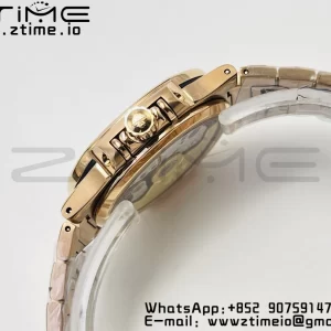 PATEK PHILIPPE Nautilus 7118 Ladies RG PPF 1:1 Best Edition White Dial on RG Bracelet 324CS - Super Clone Watch | 1:1 Best Version