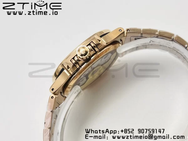 PATEK PHILIPPE Nautilus 7118 Ladies RG PPF 1:1 Best Edition White Dial on RG Bracelet 324CS - Super Clone Watch | 1:1 Best Version