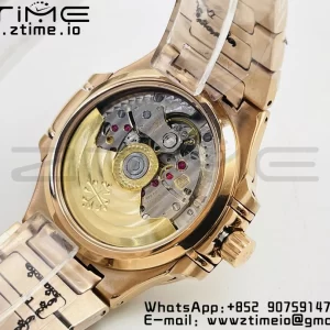 PATEK PHILIPPE Nautilus 7118 Ladies RG PPF 1:1 Best Edition White Dial on RG Bracelet 324CS - Super Clone Watch | 1:1 Best Version