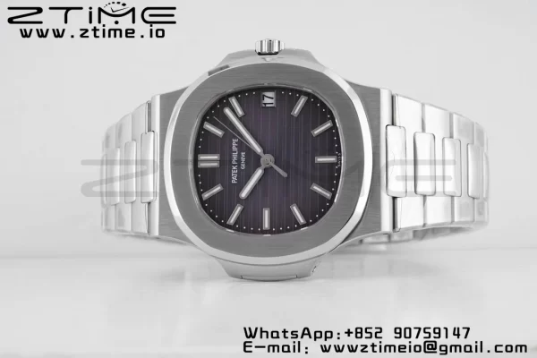 PATEK PHILIPPE Nautilus 5711/1A PPF 1:1 Best Edition Gray Textured Dial on SS Bracelet 324CS V5 - Super Clone Watch | 1:1 Best Version