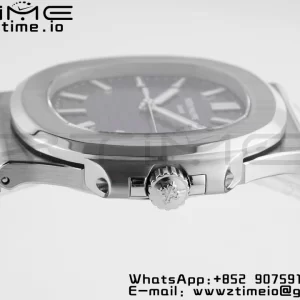 PATEK PHILIPPE Nautilus 5711/1A PPF 1:1 Best Edition Gray Textured Dial on SS Bracelet 324CS V5 - Super Clone Watch | 1:1 Best Version