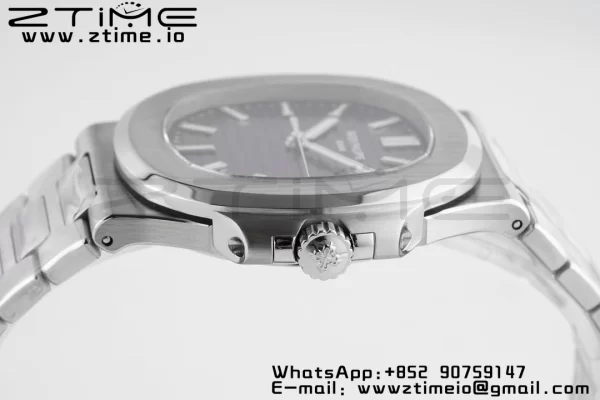 PATEK PHILIPPE Nautilus 5711/1A PPF 1:1 Best Edition Gray Textured Dial on SS Bracelet 324CS V5 - Super Clone Watch | 1:1 Best Version