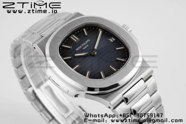 PATEK PHILIPPE Nautilus 5711/1A PPF 1:1 Best Edition Blue Textured Dial on SS Bracelet 324CS V5 - Super Clone Watch | 1:1 Best Version
