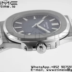 PATEK PHILIPPE Nautilus 5711/1A PPF 1:1 Best Edition Blue Textured Dial on SS Bracelet 324CS V5 - Super Clone Watch | 1:1 Best Version
