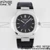 PATEK PHILIPPE Nautilus 5711 PPF 1:1 Best Edition Quadrante grigio testurizzato su cinturino in pelle 324CS V5 - Orologio super clone | 1:1 Best Version