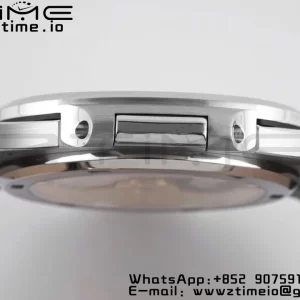 PATEK PHILIPPE Nautilus 5711 PPF 1:1 Best Edition ホワイトテクスチャードダイヤル レザーストラップ 324CS V5 - スーパークローンウォッチ｜1:1ベストバージョン