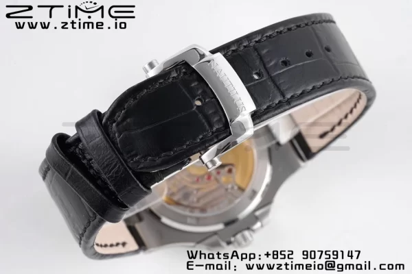 PATEK PHILIPPE Nautilus 5711 PPF 1:1 Best Edition ホワイトテクスチャードダイヤル レザーストラップ 324CS V5 - スーパークローンウォッチ｜1:1ベストバージョン
