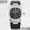 PATEK PHILIPPE Nautilus 5711 PPF 1:1 Best Edition Blue Textured Dial on Leather Strap 324CS V5 - Super Clone Watch | 1:1 Best Version