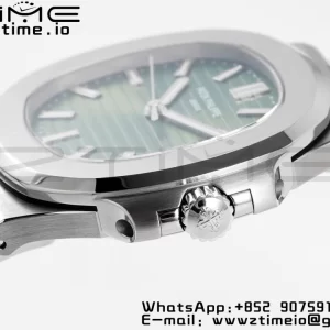 PATEK PHILIPPE Nautilus 5711/1A PPF 1:1 Best Edition Green Textured Dial on SS Bracelet 324CS V5 - Super Clone Watch | 1:1 Best Version