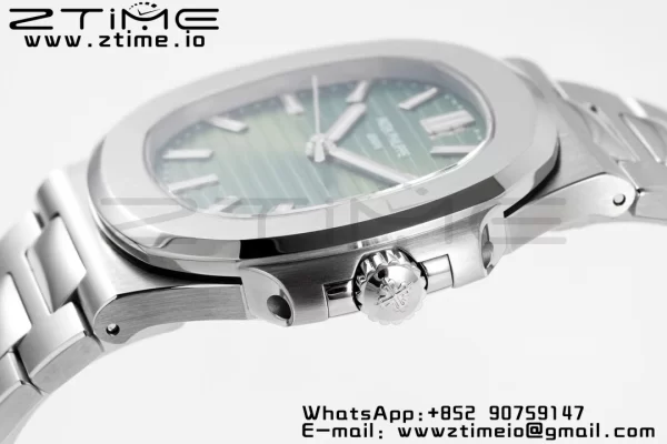PATEK PHILIPPE Nautilus 5711/1A PPF 1:1 Best Edition Green Textured Dial on SS Bracelet 324CS V5 - Super Clone Watch | 1:1 Best Version
