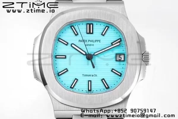 PATEK PHILIPPE Nautilus 5711 Tiffany PPF 1:1 Best Edition Tiffany Blue Dial on SS Bracelet 324CS V5 - Super Clone Watch | 1:1 Best Version