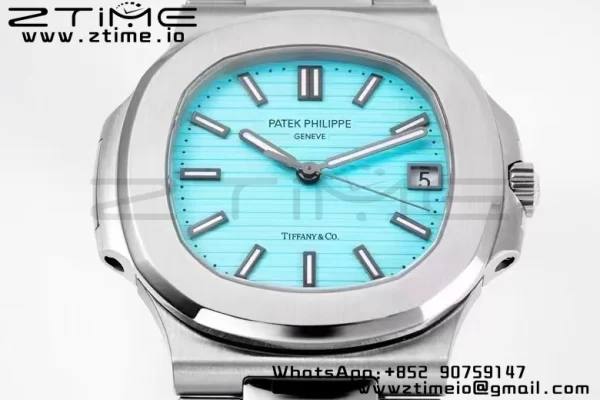 PATEK PHILIPPE Nautilus 5711 Tiffany PPF 1:1 Best Edition Tiffany Blue Dial on SS Bracelet 324CS V5 - Super Clone Watch | 1:1 Best Version