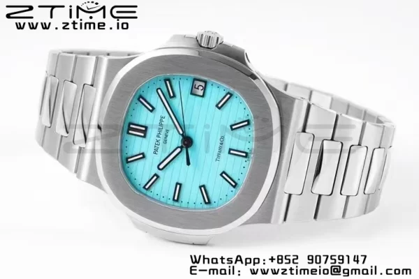 PATEK PHILIPPE Nautilus 5711 Tiffany PPF 1:1 Best Edition Tiffany Blue Dial on SS Bracelet 324CS V5 - Super Clone Watch | 1:1 Best Version