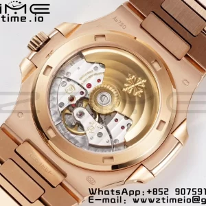 PATEK PHILIPPE Nautilus 5711 RG PPF 1:1 Best Edition White Dial Diamonds Bezel on RG Bracelet 324CS  V5 - Super Clone Watch | 1:1 Best Version