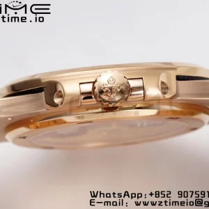 PATEK PHILIPPE Nautilus 5711 RG PPF 1:1 Best Edition White Dial Diamonds Bezel on RG Bracelet 324CS  V5 - Super Clone Watch | 1:1 Best Version