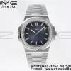 PATEK PHILIPPE Nautilus 5711/1A PPF 1:1 Best Edition ブルーダイアル ダイヤモンドベゼル SSブレスレット 324CS V5 - スーパークローンウォッチ｜1:1ベストバージョン