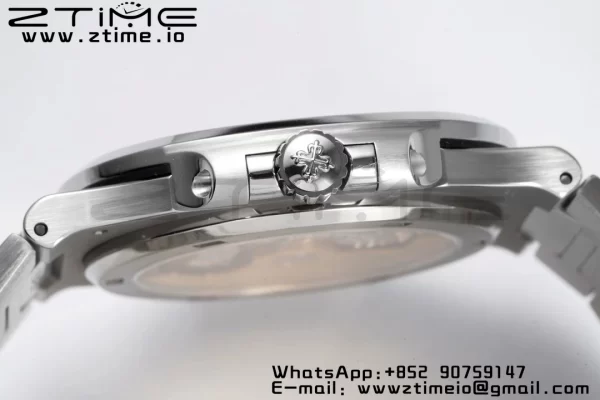 PATEK PHILIPPE Nautilus 5711/1A PPF 1:1 Best Edition Blue Dial Diamonds Bezel on SS Bracelet 324CS V5 - Super Clone Watch | 1:1 Best Version