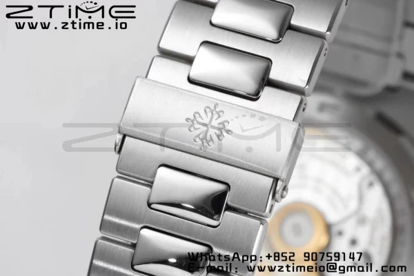 PATEK PHILIPPE Nautilus 5711/1A PPF 1:1 Best Edition Gray Textured Dial on SS Bracelet 324CS V5 - Super Clone Watch | 1:1 Best Version