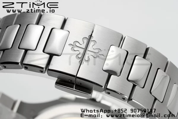 PATEK PHILIPPE ノーチラス 5711/1A PPF 1:1 ベスト・エディション ブルー・テクスチャード・ダイヤル・SSブレスレット 324CS V4 - スーパークローン・ウォッチ｜1:1 ベスト・バージョン