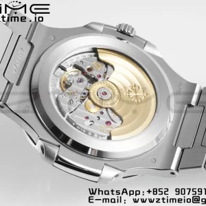 PATEK PHILIPPE ノーチラス 5711/1A PPF 1:1 ベスト・エディション ブルー・テクスチャード・ダイヤル・SSブレスレット 324CS V4 - スーパークローン・ウォッチ｜1:1 ベスト・バージョン