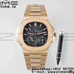 PATEK PHILIPPE Nautilus 5712 RG PPF 1:1 Best Edition Brown Dial on RG Bracelet A240 Super Clone V2 - Super Clone Watch | 1:1 Best Version