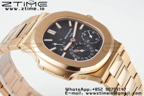 PATEK PHILIPPE Nautilus 5712 RG PPF 1:1 Best Edition Brown Dial on RG Bracelet A240 Super Clone V2 - Super Clone Watch | 1:1 Best Version