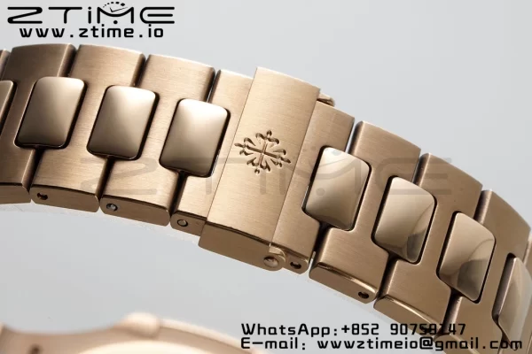 PATEK PHILIPPE Nautilus 5712 RG PPF 1:1 Best Edition Brown Dial on RG Bracelet A240 Super Clone V2 - Super Clone Watch | 1:1 Best Version