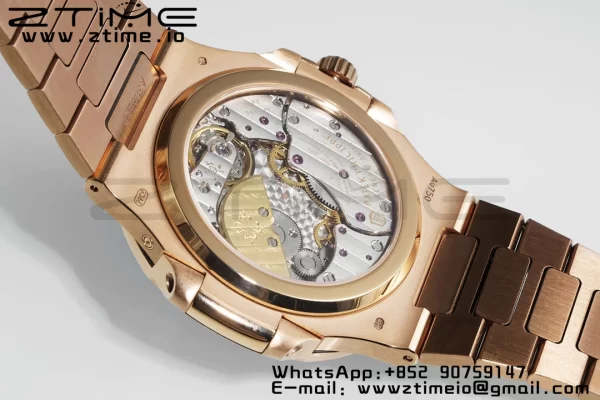 PATEK PHILIPPE Nautilus 5712 RG PPF 1:1 Best Edition Brown Dial on RG Bracelet A240 Super Clone V2 - Super Clone Watch | 1:1 Best Version