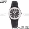 PATEK PHILIPPE Aquanaut 5165A 40mm SS ZF 1:1 Best Edition Black Dial on Black Rubber Strap 324CS - Super Clone Watch | 1:1 Best Version