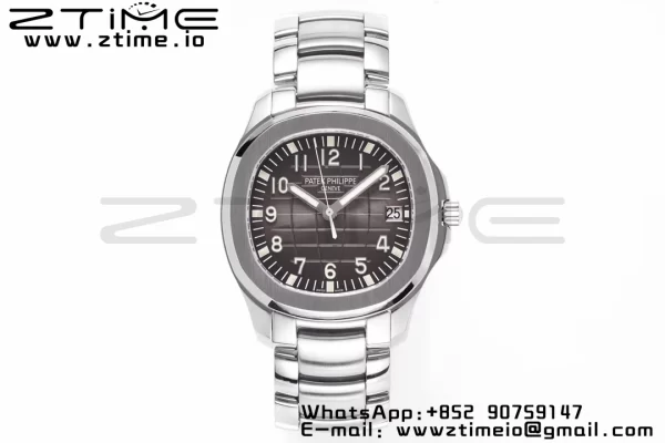 PATEK PHILIPPE Aquanaut 5167A SS ZF 1:1 Best Edition Cadran noir sur bracelet SS 324CS - Super Clone Watch | 1:1 Best Version
