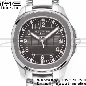 PATEK PHILIPPE Aquanaut 5167A SS ZF 1:1 Best Edition Cadran noir sur bracelet SS 324CS - Super Clone Watch | 1:1 Best Version
