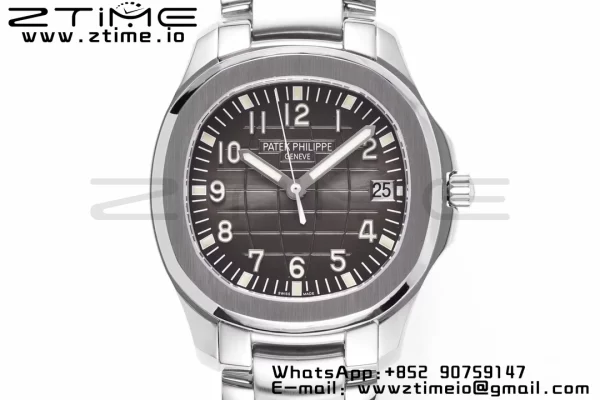 PATEK PHILIPPE Aquanaut 5167A SS ZF 1:1 Best Edition Cadran noir sur bracelet SS 324CS - Super Clone Watch | 1:1 Best Version