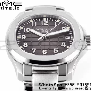 PATEK PHILIPPE Aquanaut 5167A SS ZF 1:1 Best Edition Cadran noir sur bracelet SS 324CS - Super Clone Watch | 1:1 Best Version