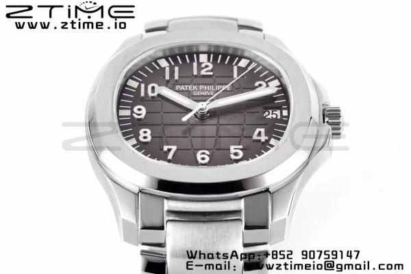 PATEK PHILIPPE Aquanaut 5167A SS ZF 1:1 Best Edition Cadran noir sur bracelet SS 324CS - Super Clone Watch | 1:1 Best Version