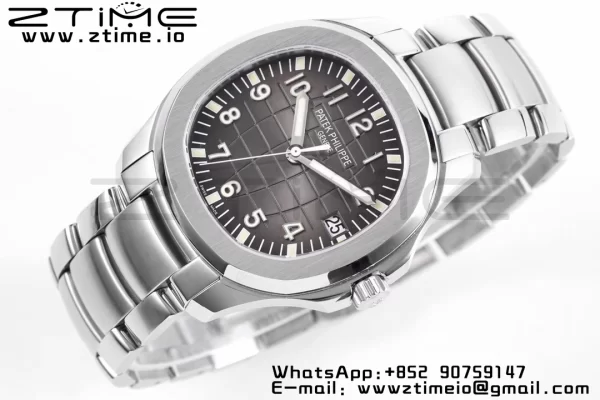 PATEK PHILIPPE Aquanaut 5167A SS ZF 1:1 Best Edition Cadran noir sur bracelet SS 324CS - Super Clone Watch | 1:1 Best Version