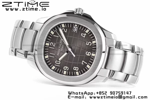 PATEK PHILIPPE Aquanaut 5167A SS ZF 1:1 Best Edition Cadran noir sur bracelet SS 324CS - Super Clone Watch | 1:1 Best Version