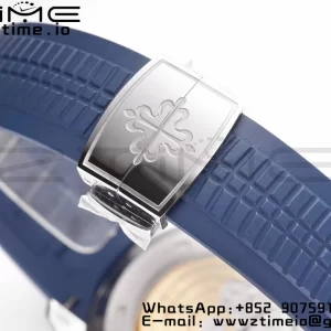 PATEK PHILIPPE Aquanaut 5168G 42mm SS ZF 1:1 Best Edition Blue Dial on Blue Rubber Strap 324CS - Super Clone Watch | 1:1 Best Version