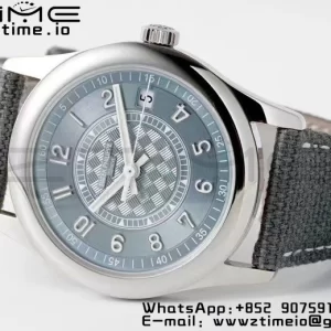PATEK PHILIPPE Calatrava 6007a PPF 1:1 Best Edition Blue Dial on Gray Nylon Strap 324CS - Super Clone Watch | 1:1 Best Version