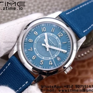 PATEK PHILIPPE Calatrava 6007A-001 SS ZF 1:1 Best Edition Blue Dial on Blue Leather Strap A324CS - Super Clone Watch | 1:1 Best Version