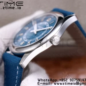 PATEK PHILIPPE Calatrava 6007A-001 SS ZF 1:1 Best Edition Blue Dial on Blue Leather Strap A324CS - Super Clone Watch | 1:1 Best Version