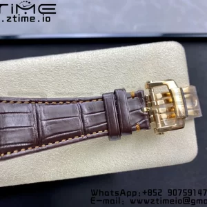 PATEK PHILIPPE Nautilus 5711/1R RG 3KF 1:1 Best Edition Brown Textured Dial on Brown Leather Strap A324 Super Clone V2 - Super Clone Watch | 1:1 Best Version