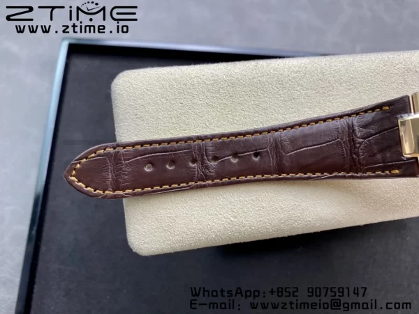 PATEK PHILIPPE Nautilus 5711/1R RG 3KF 1:1 Best Edition Brown Textured Dial on Brown Leather Strap A324 Super Clone V2 - Super Clone Watch | 1:1 Best Version