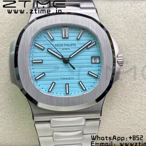 PATEK PHILIPPE Nautilus 5711 3KF 1:1 Best Edition Tiffany Blue Dial on SS Bracelet A324 Super Clone V2 - Super Clone Watch | 1:1 Best Version