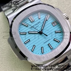PATEK PHILIPPE Nautilus 5711 3KF 1:1 Best Edition Tiffany Blue Dial on SS Bracelet A324 Super Clone V2 - Super Clone Watch | 1:1 Best Version