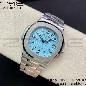 PATEK PHILIPPE Nautilus 5711 3KF 1:1 Best Edition Tiffany Blue Dial on SS Bracelet A324 Super Clone V2 - Super Clone Watch | 1:1 Best Version