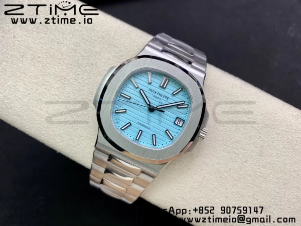 PATEK PHILIPPE Nautilus 5711 3KF 1:1 Best Edition Tiffany Blue Dial on SS Bracelet A324 Super Clone V2 - Super Clone Watch | 1:1 Best Version