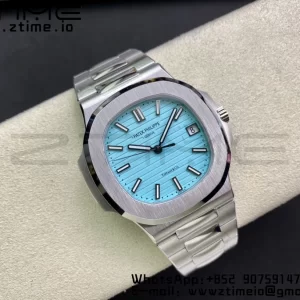 PATEK PHILIPPE Nautilus 5711 3KF 1:1 Best Edition Tiffany Blue Dial on SS Bracelet A324 Super Clone V2 - Super Clone Watch | 1:1 Best Version