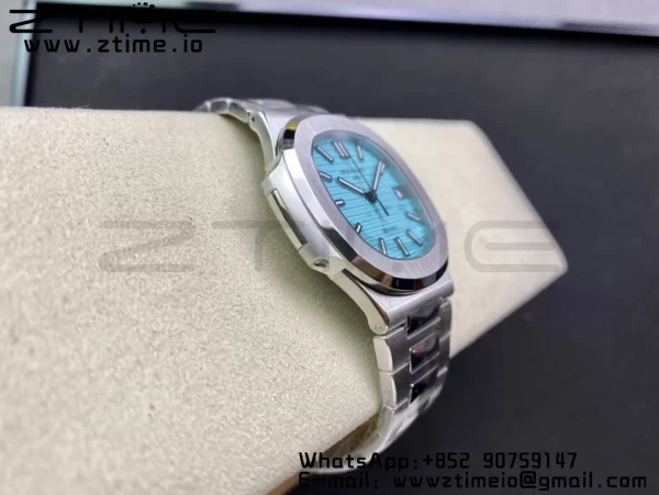 PATEK PHILIPPE Nautilus 5711 3KF 1:1 Best Edition Tiffany Blue Dial on SS Bracelet A324 Super Clone V2 - Super Clone Watch | 1:1 Best Version
