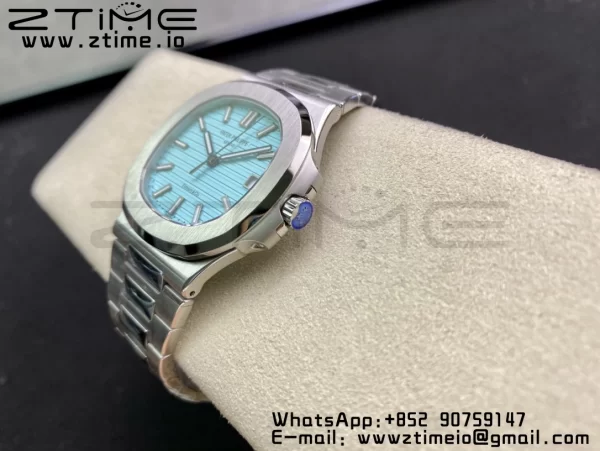 PATEK PHILIPPE Nautilus 5711 3KF 1:1 Best Edition Tiffany Blue Dial on SS Bracelet A324 Super Clone V2 - Super Clone Watch | 1:1 Best Version